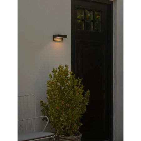 Kinkiet zewnętrzny z czujnikiem ruchu IP44 czarny Saulio NO2518251003 - Nordlux